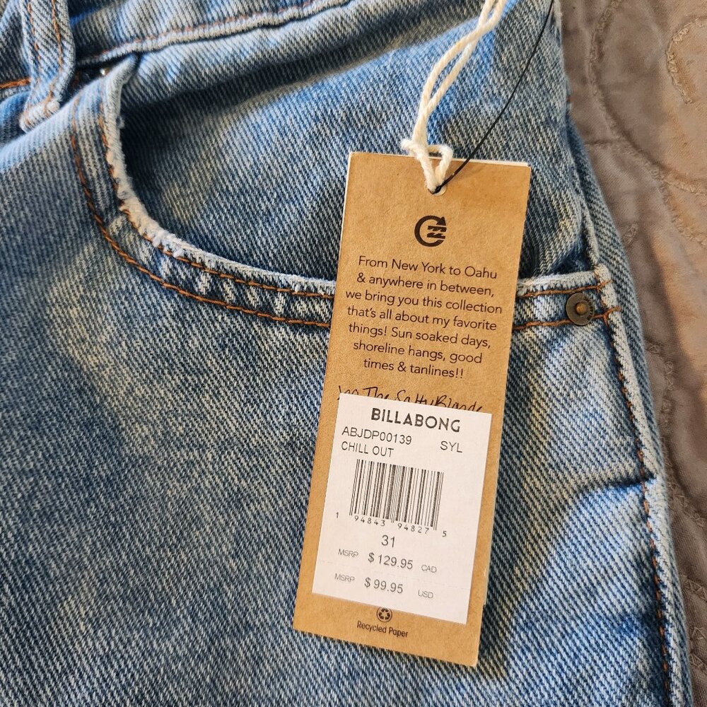 Billabong The Salty Blonde Jeans NWT